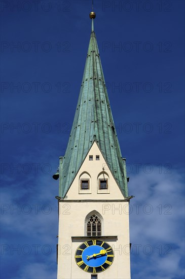 Church tower with clock