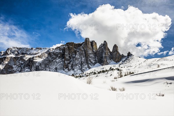 Snow-covered mountains