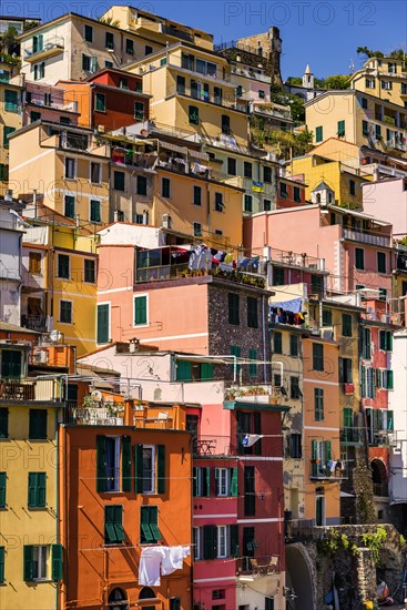 The village of Romaggiore in the Cinque terre