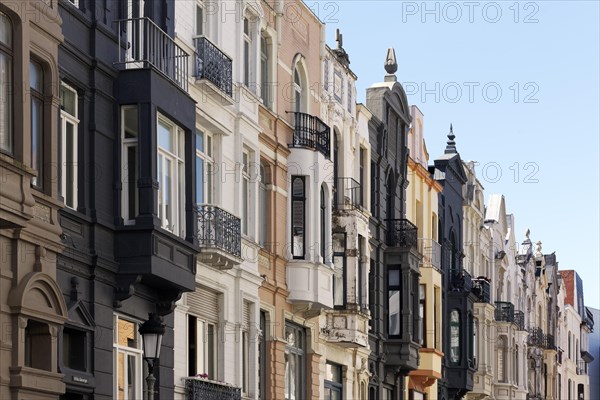 Row of houses from the Wilhelminian period