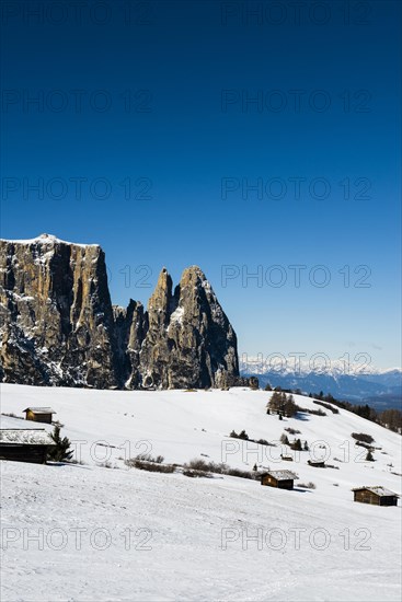 Snow-covered mountains