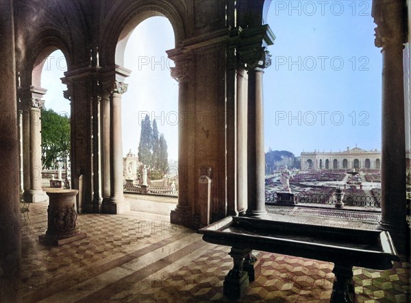 Villa Albani with view of the garden