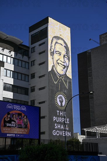 Mural of Nelson Mandela