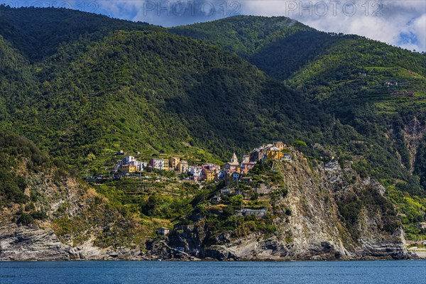 The village of Corniglia in the Cinque terre