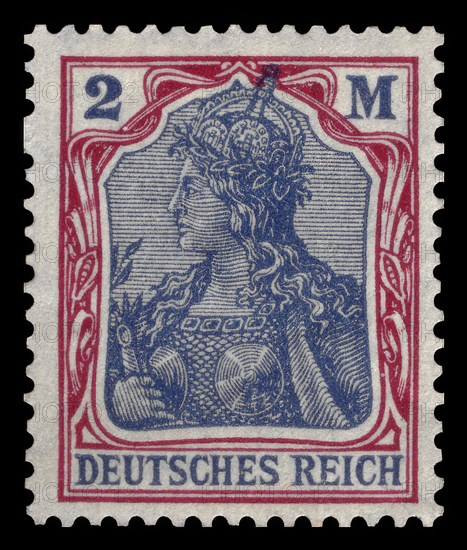 Stamp vintage 1920 of the German Reichspost