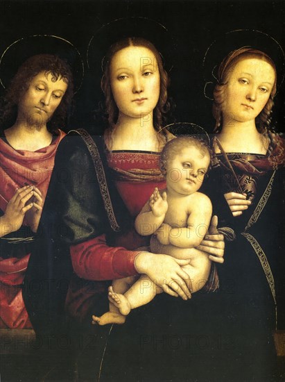 Madonna and Child between St. John the Baptist and St. Catherine of Alexandria