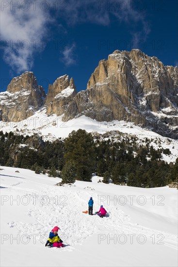 Snow-covered mountains