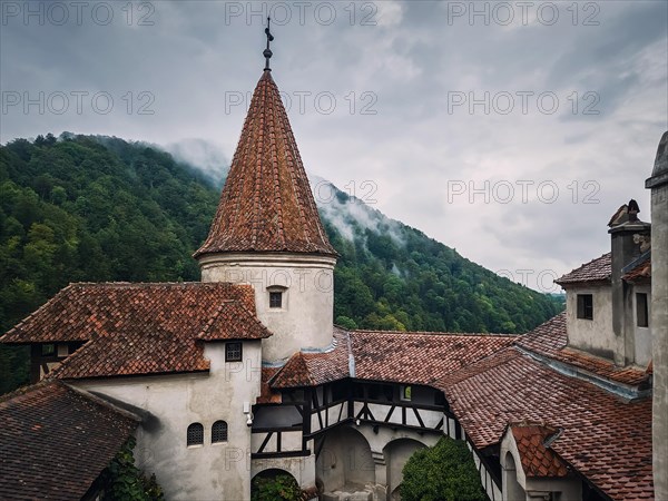 The medieval Bran fortress known as Dracula castle in Transylvania