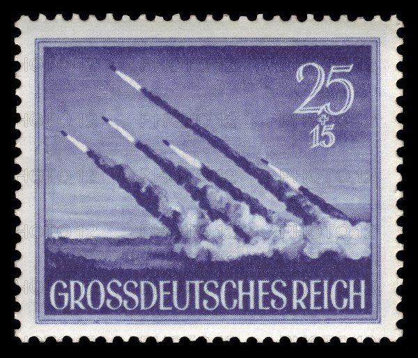 Stamp vintage 1944 of the German Reichspost