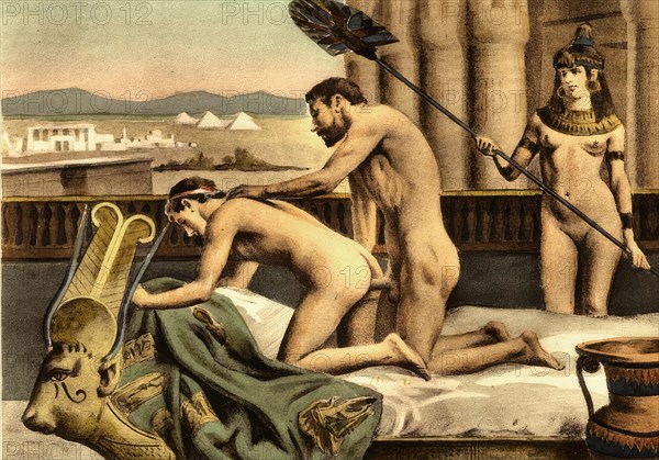 Man and woman having sex