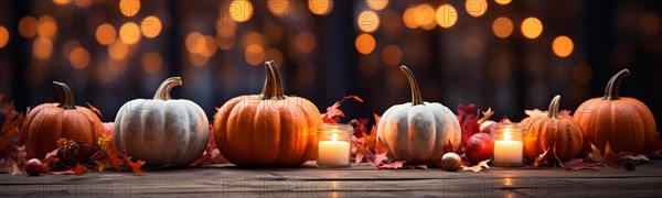 Orange and white pumpkins