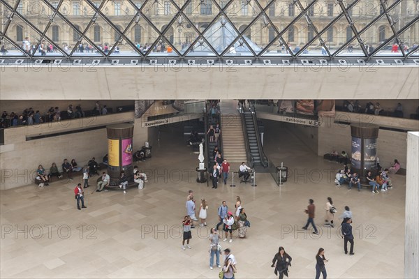 View into the basement of the pyramid