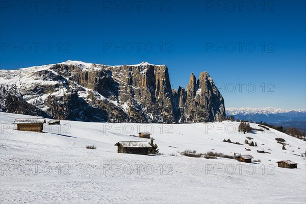 Snow-covered mountains