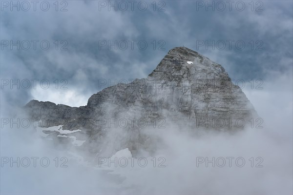 Summit structure of the Stadelhorn on the horse-rider Alm in the Berchtesgaden Alps