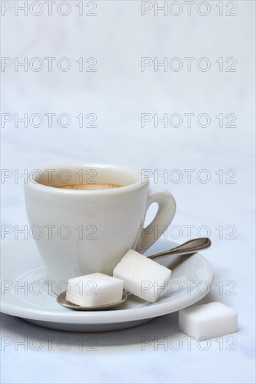 Espresso Cup with Sugar Cube
