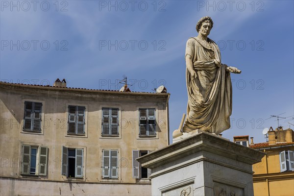 Statue of Napoleon on the Place Foch in Ajaccio