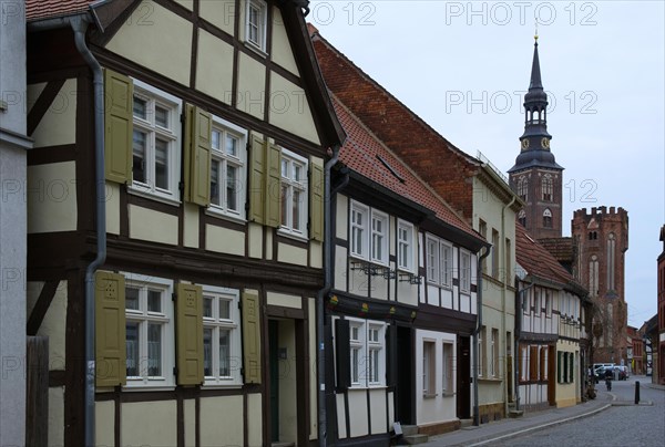 Half-timbered houses in Huenerdorfer Strasse