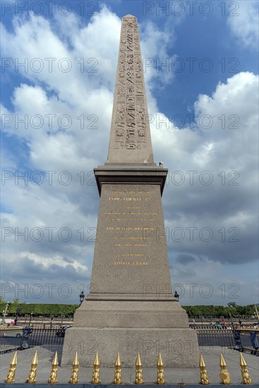 Obelisk of Luxor on the Place de la Concorde