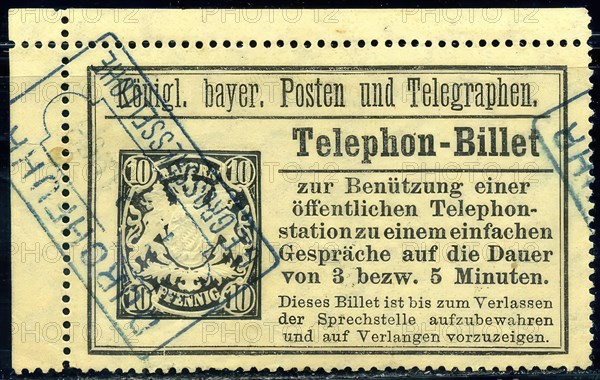 Telephon-Billet