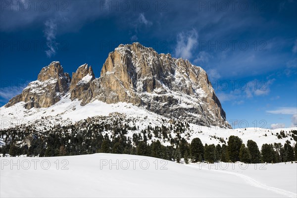 Snow-covered mountains