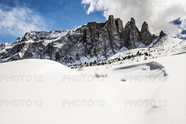 Snow-covered mountains