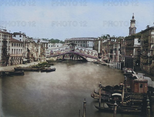 Rialto Bridge over the Grand Canal in Venice
