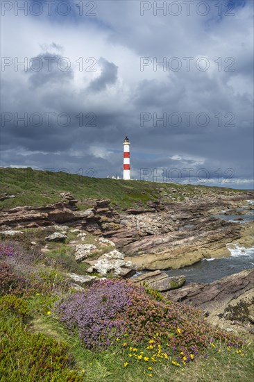 The Tarbat Ness Lighthouse on the Moray Firth