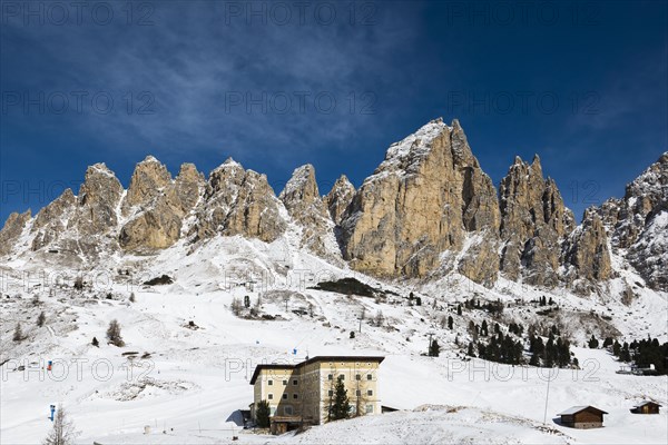 Snow-covered mountains