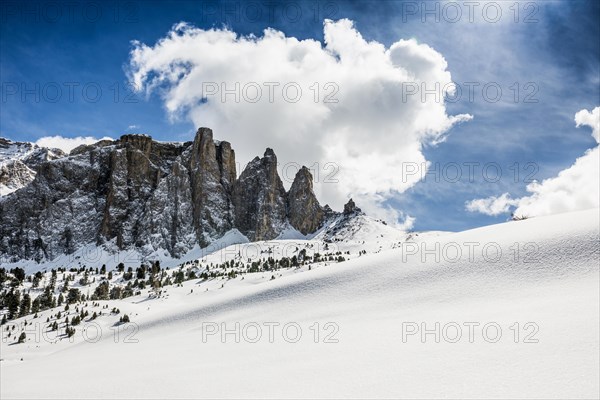 Snow-covered mountains