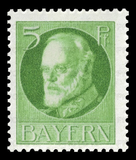 Stamp from the Kingdom of Bavaria