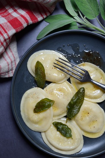 Tortellini with sage butter