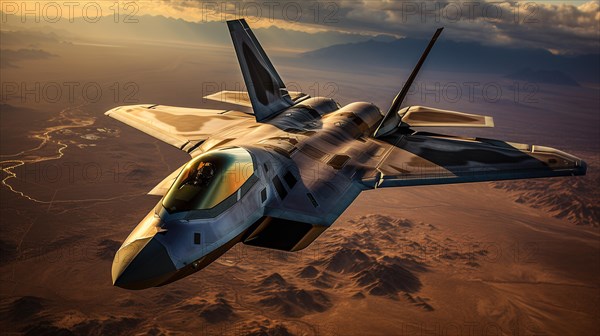 A lockheed martin F-35 fighter jet flying high in the air