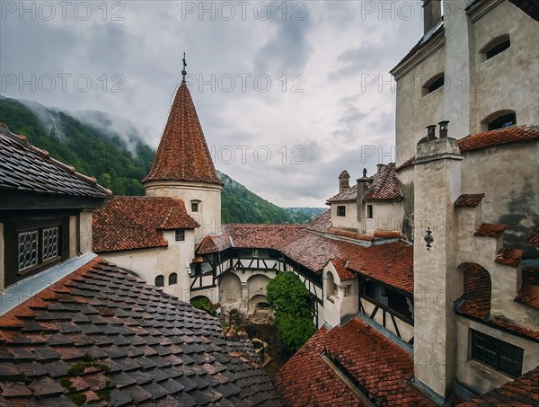 The medieval Bran fortress known as Dracula castle in Transylvania