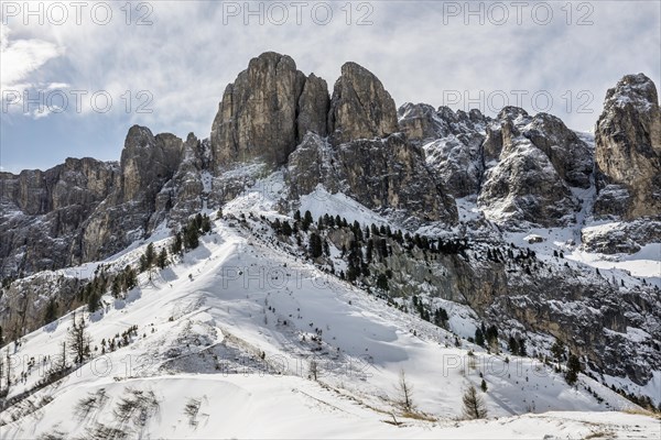 Snow-covered mountains