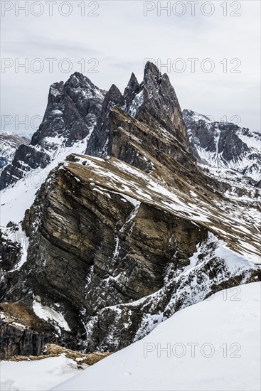 Snow-covered mountains