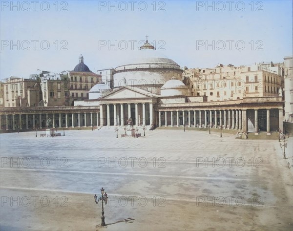 Basilica di San Francesco di Paola at the Piazza del Plebiscito in Naples