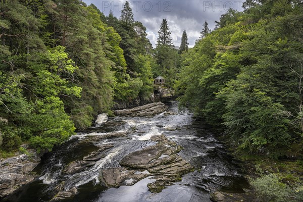 The Invermoriston Falls south of Loch Ness