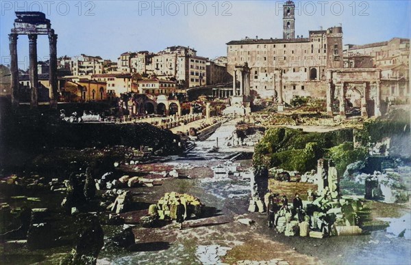 Roman Forum with view to the Capitol