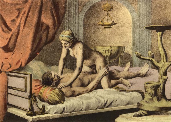 Man and woman having sex