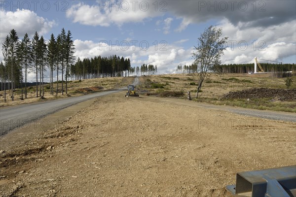 New construction Rothaargebirge wind turbine