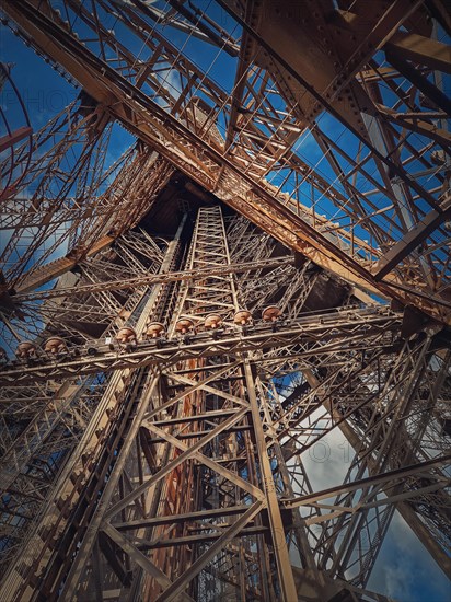 Eiffel Tower architecture details Paris