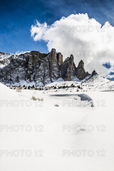 Snow-covered mountains