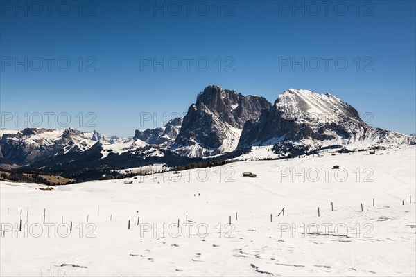 Snow-covered mountains