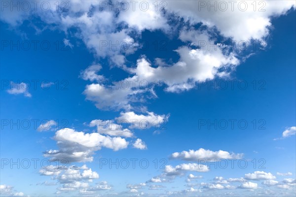 Blue sky with clouds Altocumulus