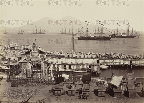 Santa Lucia overlooking the Gulf and Vesuvius