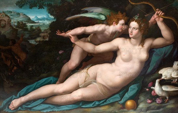 Venus Disarms Cupid