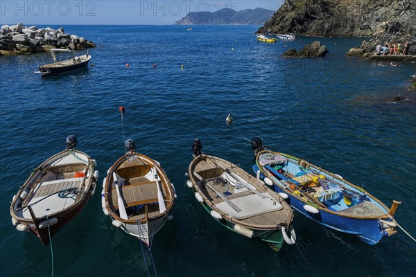 Rowboats in the Cinque terre