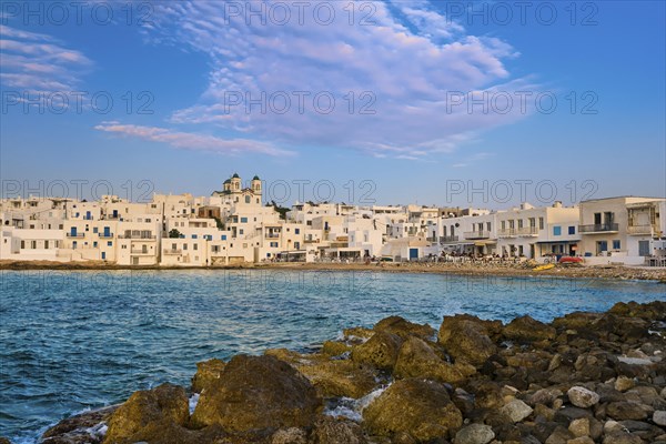 Traditional Greek whitewashed houses