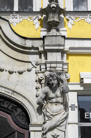 Caryatid at the entrance gate