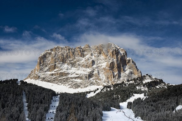 Snow-covered mountains